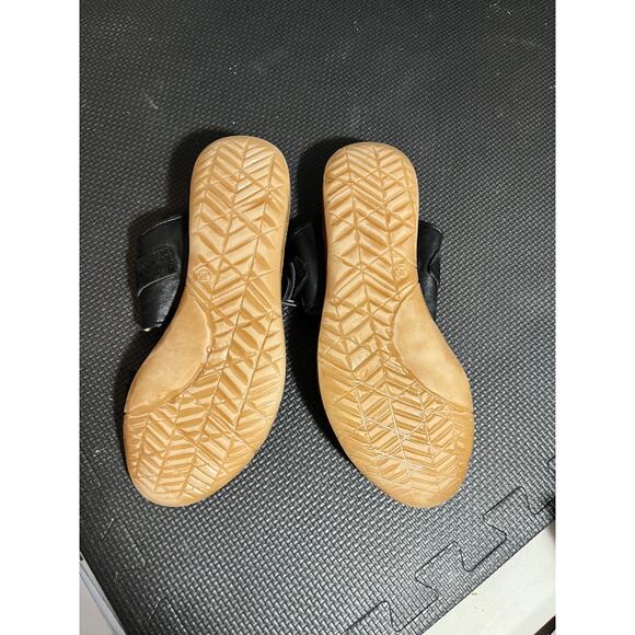 Miz Mooz Leather Double Band Slide Sandals - Florra Black Womens 38 US 7.5-8 - Picture 6 of 8